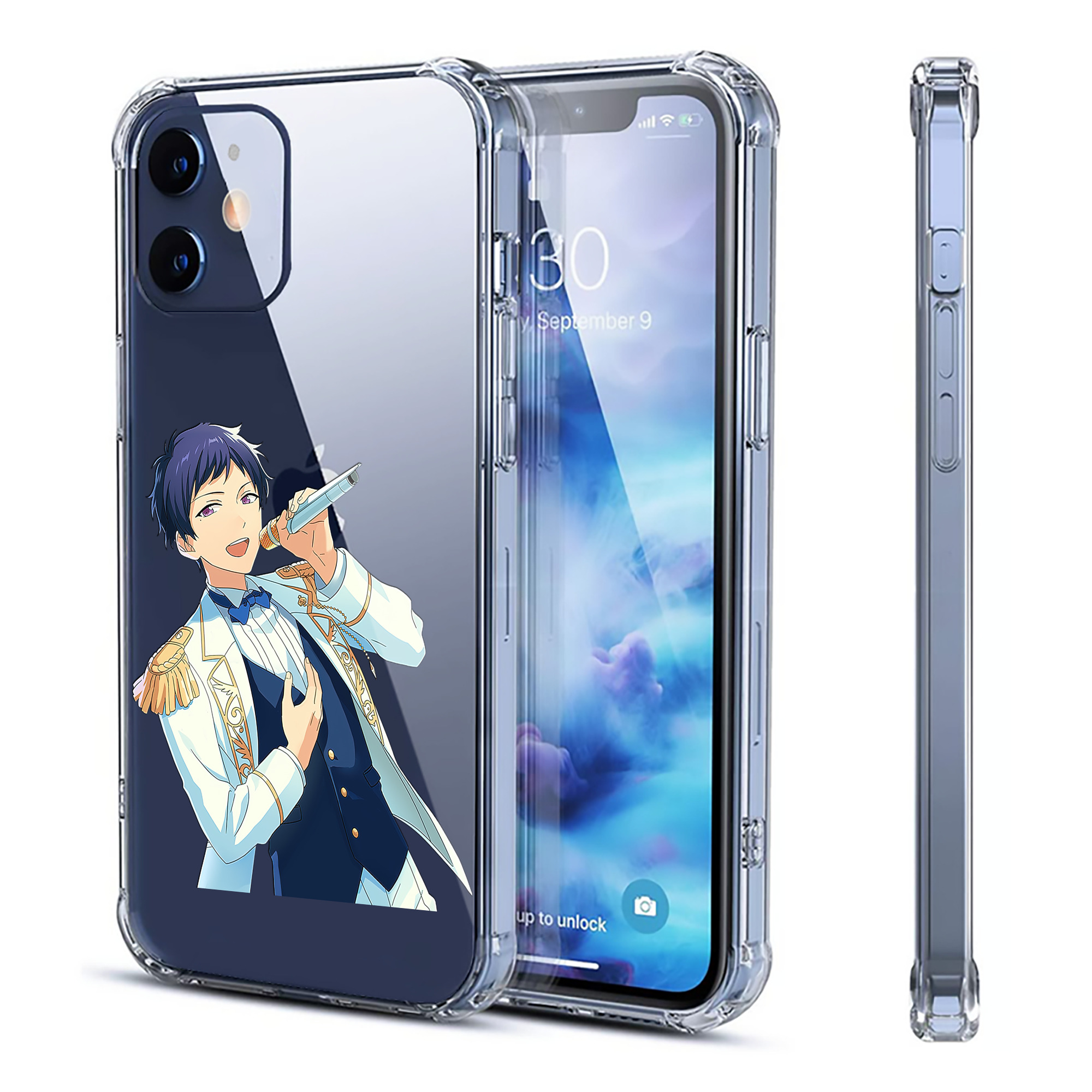 （画像用） あんさんぶるスターズ! Ensemble Stars 【iPhone 12シリーズ対応】透明スマホケース（クリアソフトケース）